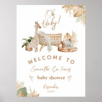 Boho Modern Gender Neutral Baby Shower