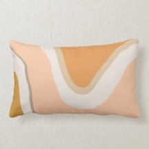 Boho Modern Geometric pattern pink orange mustard