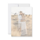 Boho Modern Vellum Overlay Photo QR Code Wedding