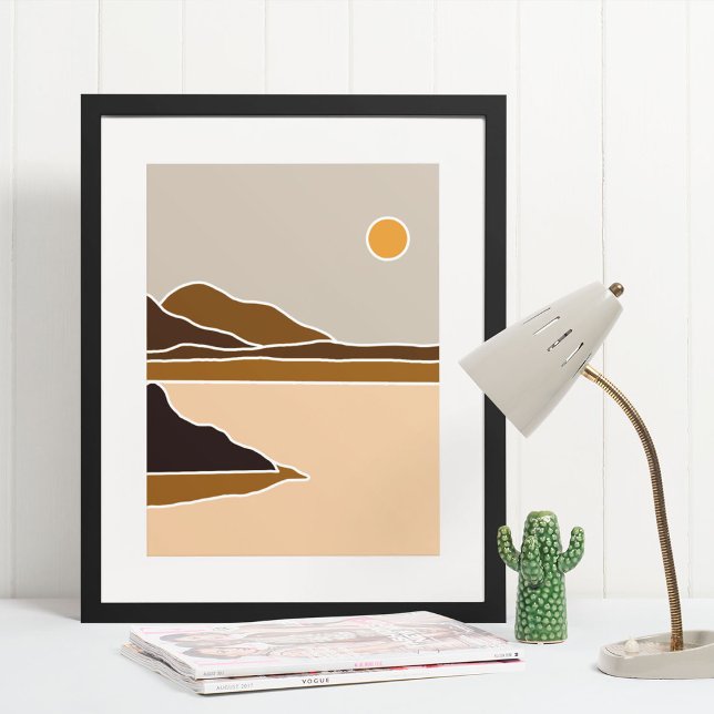 boho modern wall art Print (boho modern wall art Print)