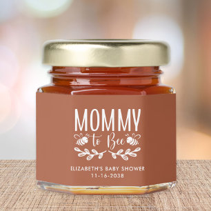 Boho Mommy To Bee Terracotta Baby Shower Honey Jar Favors
