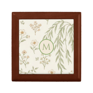 Boho Monogram Cottagecore Gift Box