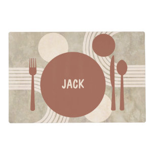 Boho Montessori Kids Placemat 