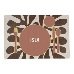 Boho Montessori Kids Placemat 