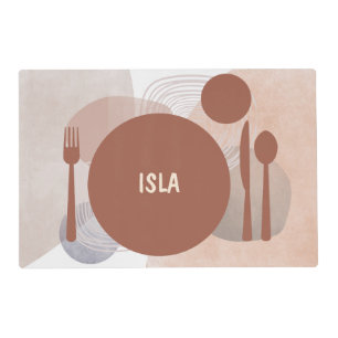 Boho Montessori Kids Placemat