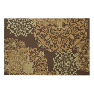 Boho Moody Mandalas Wood Wall Art