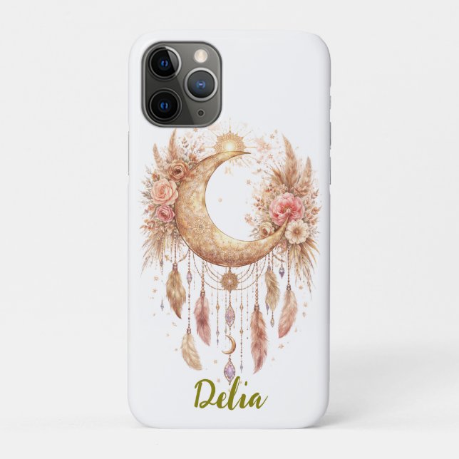 Boho Moon Mystical Vibe Case-Mate iPhone Case (Back)