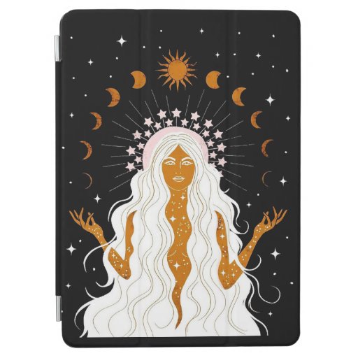 Boho, Moon Phase Astrology Astronomy iPad Air Cover