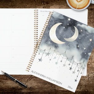 Boho Moons & Stars Planner