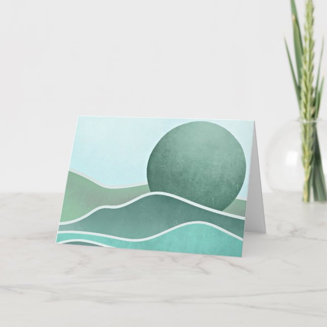Boho mountain card (Front)