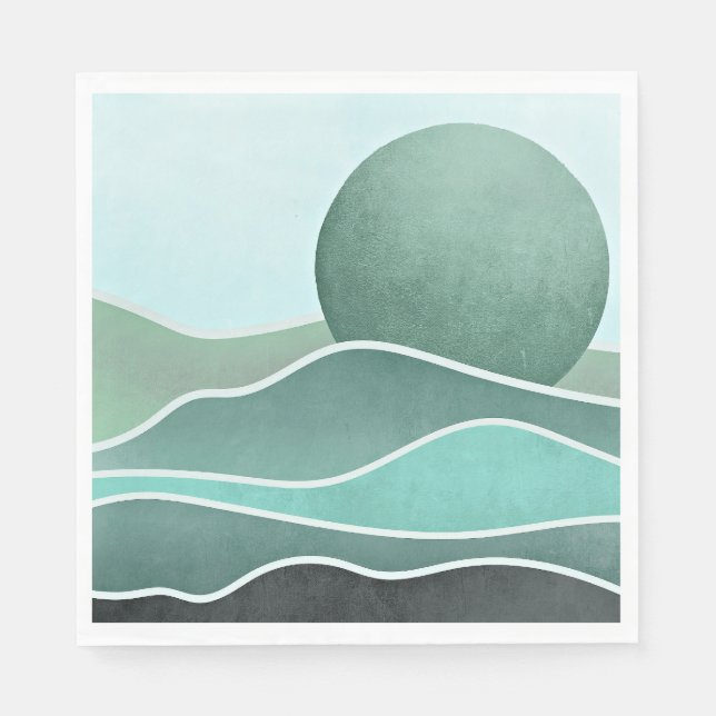 Boho mountain napkins (Front)