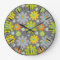 Boho Multicolor Daisies On Gray