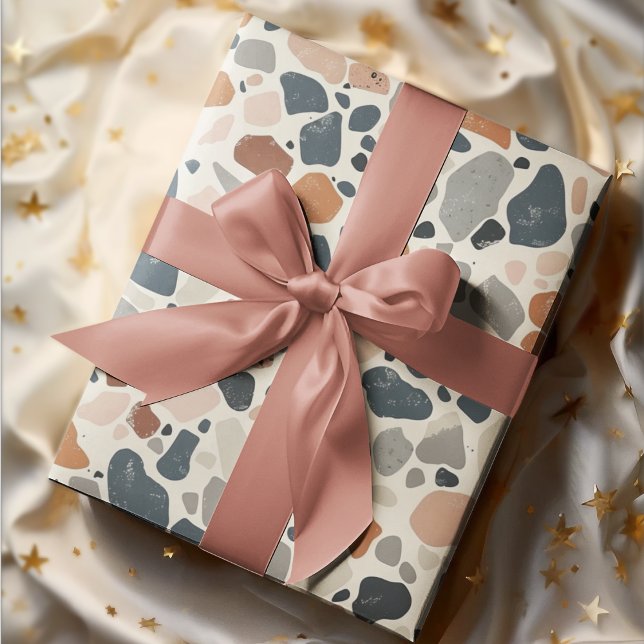 Boho Multicolor Terrazzo  Wrapping Paper (Creator Uploaded)