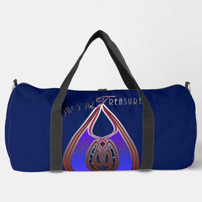 Boho My Treasure Duffle Bag (Front)