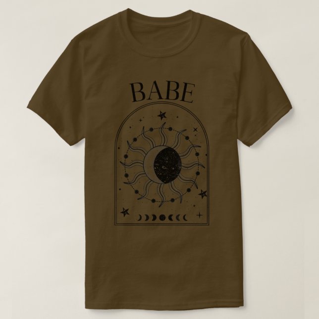 Boho Mystic Tarot Celestial Bachelorette Bride Bri T-Shirt (Design Front)