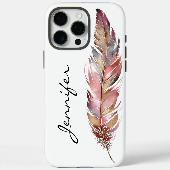 Boho Native American Feather iPhone Case-Mate iPhone Case (Back)
