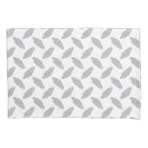 boho native feather pattern pillowcase