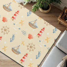 Boho Nautical Boat Lighthouse Pattern