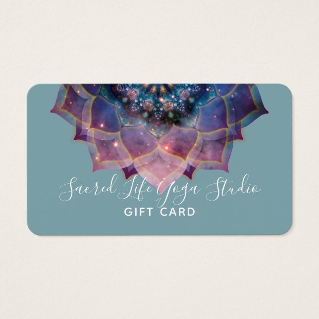 Boho Nebula Bloom | Mandala Design (Front)