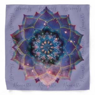 Boho Nebula Mandala, Mystical Bandana