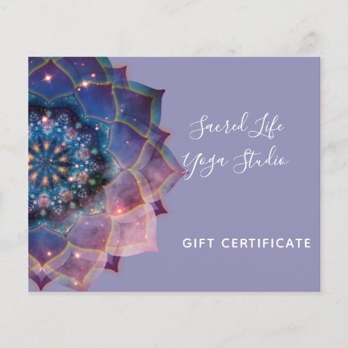 Boho Nebula Mandala Mystical Flyer