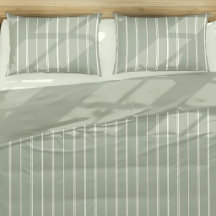 Boho Neutral Striped Pattern Minimal Sage Green