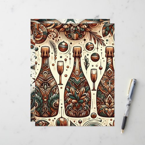 Boho New Year Craft &amp; Scrapbook Paper