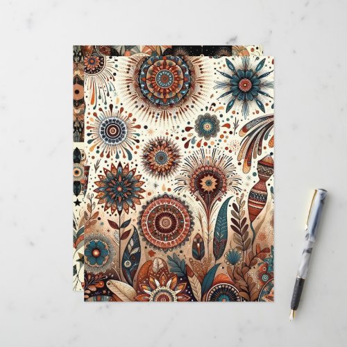 Boho New Year Craft &amp; Scrapbook Paper