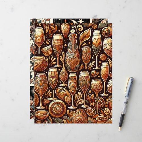 Boho New Year Craft &amp; Scrapbook Paper