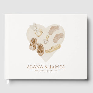 Boho Nursery Chic Baby Shower Guest Book