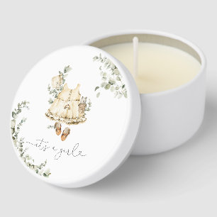 Boho nursery girl dress baby girl shower mini candle favors
