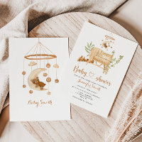Boho nursery mobile baby shower 