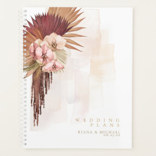 Boho Oasis Floral Wedding ID959 Planner
