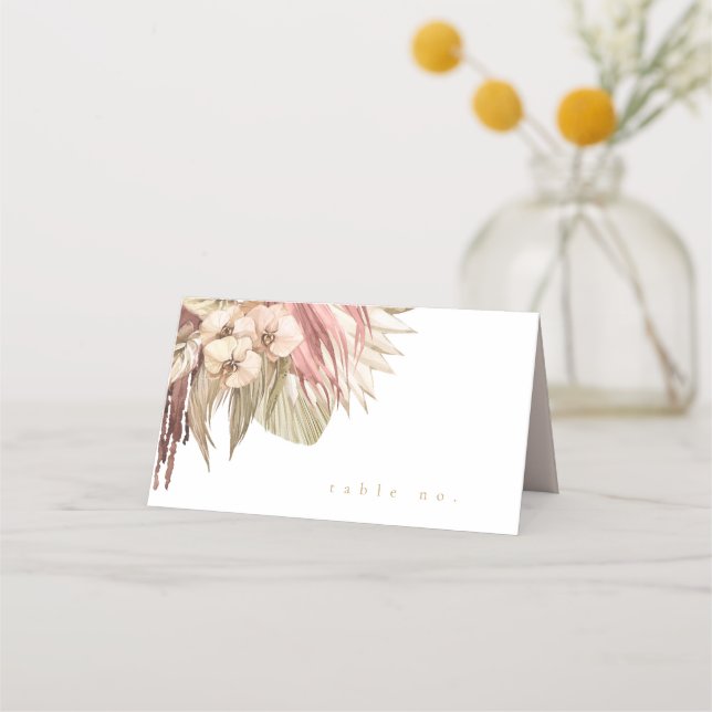 Boho Oasis Wedding ID959 Place Card (Front)