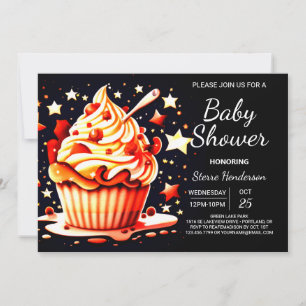Boho Online Little Muffin Boy Baby Shower Invitation