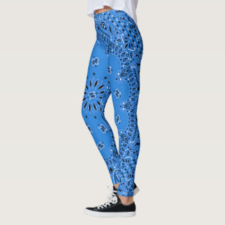 Boho Paisley Bandana Yoga Pants Running