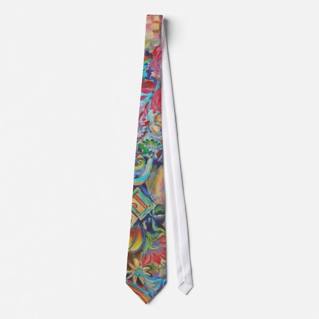 Boho Paisley Fantasy Tie (Front)