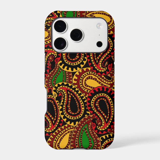 Boho Paisley iPhone Case (Back)