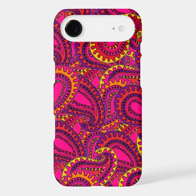 Boho Paisley iPhone Case (Back)