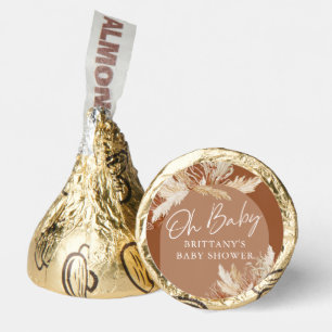 Boho Pampas Grass Baby Shower Hershey®'s Kisses®