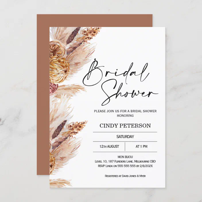 Zazzle bridal shower invitations Clearance