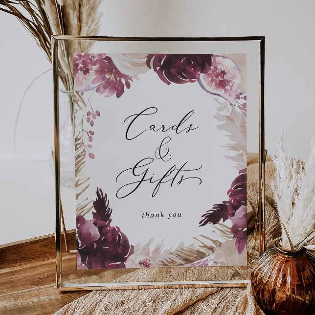 Boho Pampas Grass Cards and Gifts Sign (Creator Uploaded)