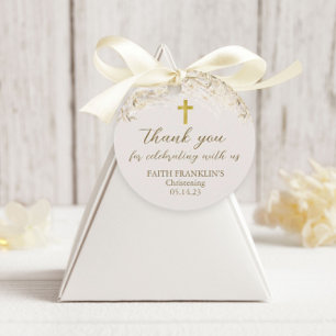 Boho Pampas Grass Communion Baptism Christening Fa Favor Tags