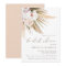Boho Pampas Grass Watercolor Floral Bridal Shower