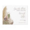 BOHO PAMPAS GRASS WATERCOLOR SAVE THE DATE