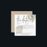 Boho Pampas Grass Wedding Details Enclosure Card<br><div class="desc">Boho Pampas Grass Wedding Details. Let your guests know details such as directions and accommodation information for your wedding when you send their invitations. This bohemian style design has set stylish large typography for the heading The Details and the rest of the text can be easily personalised to your words...</div>