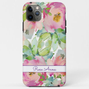 Boho Pastel Watercolor iPhone 11 Pro Max Case