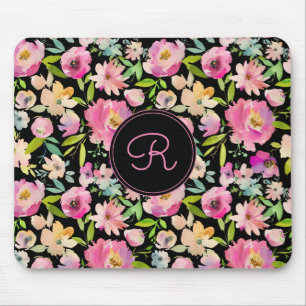 Boho Pastel Watercolor Mouse Pad