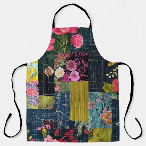 Boho Patchwork Quilt Apron