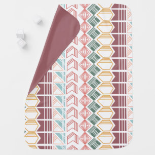 Boho Pattern Baby Blanket